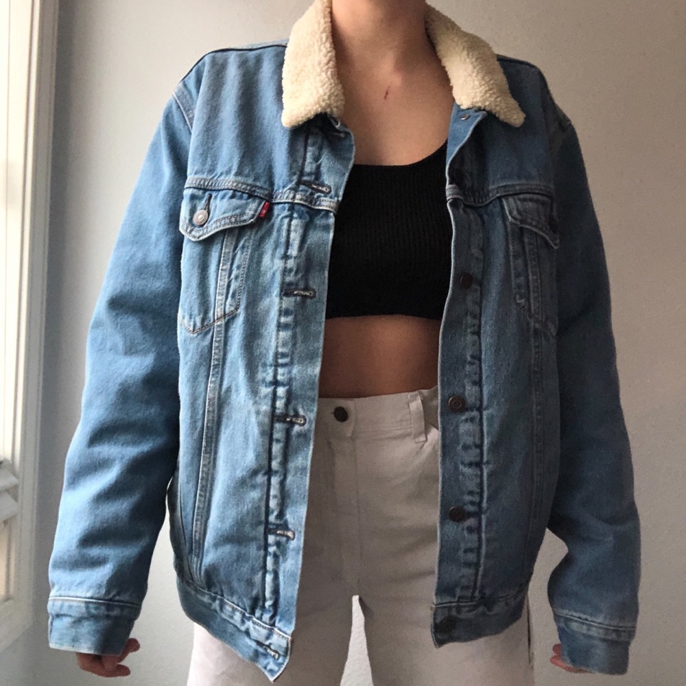 Levi Sherpa Lined Denim Jacket